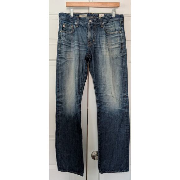 Adriano Goldsmeid Men's The Protege Straight Leg Jeans - Picture 1 of 8